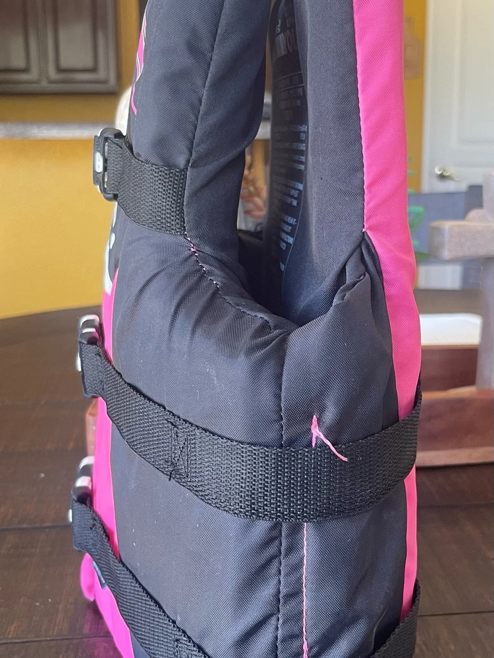 Youth Life Jacket with Black Straps